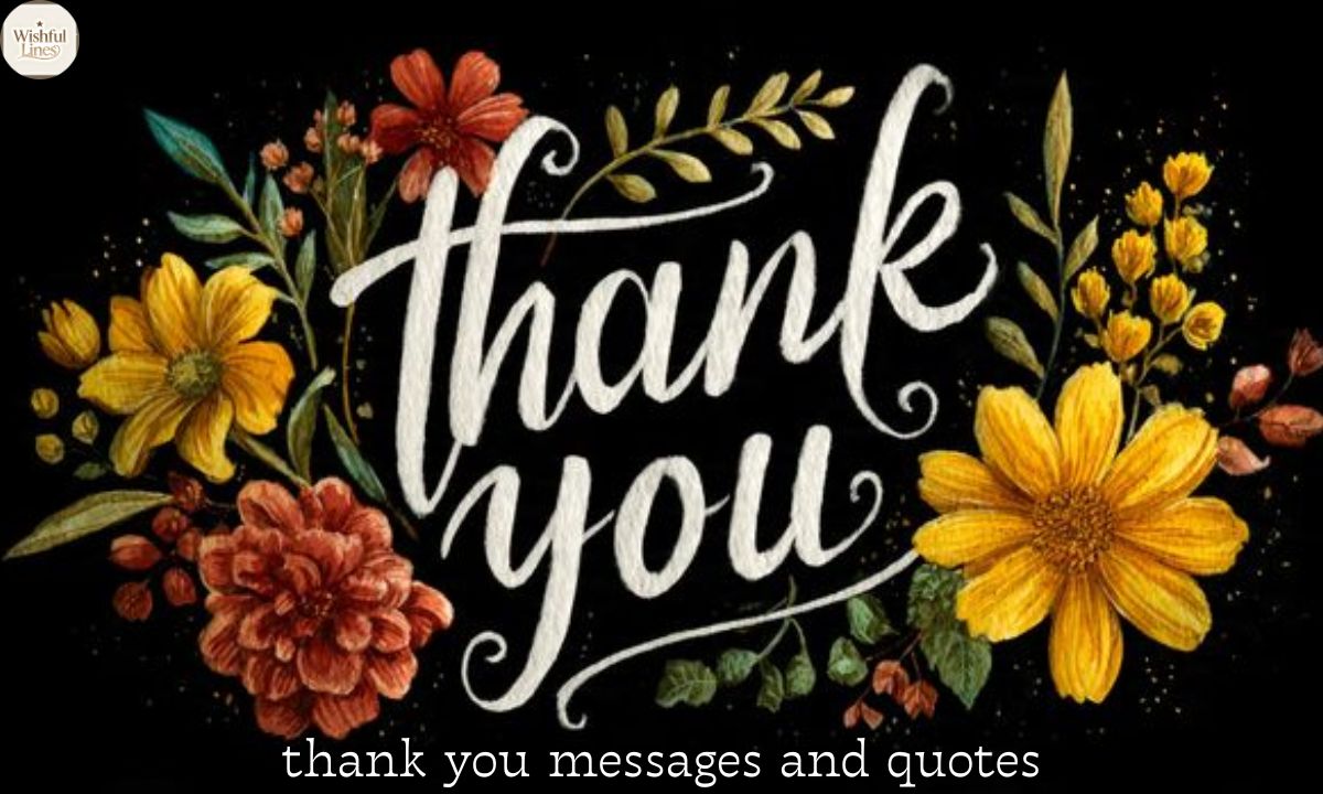 thank you messages and quotes