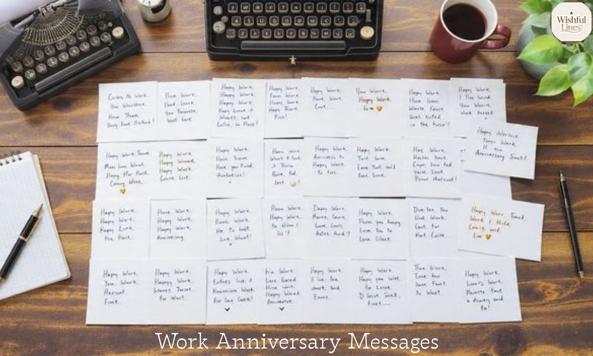 Work Anniversary Messages