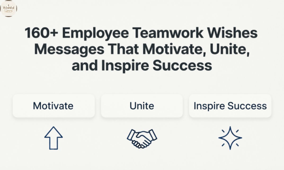 Employee Teamwork Wishes Messages