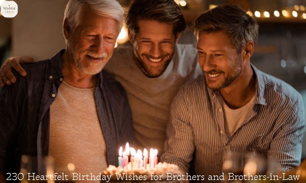 230 Heartfelt Birthday Wishes for Brothers and Brothers-in-Law