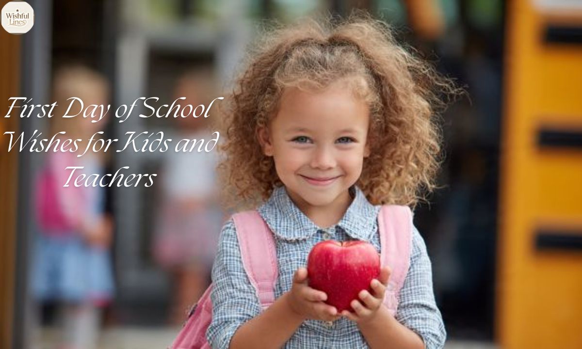 First Day of School Wishes for Kids and Teachers