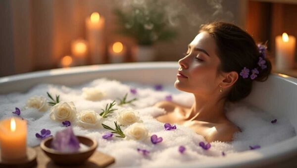 A Complete Evening Bath Ritual for Relaxation and Soft Skin